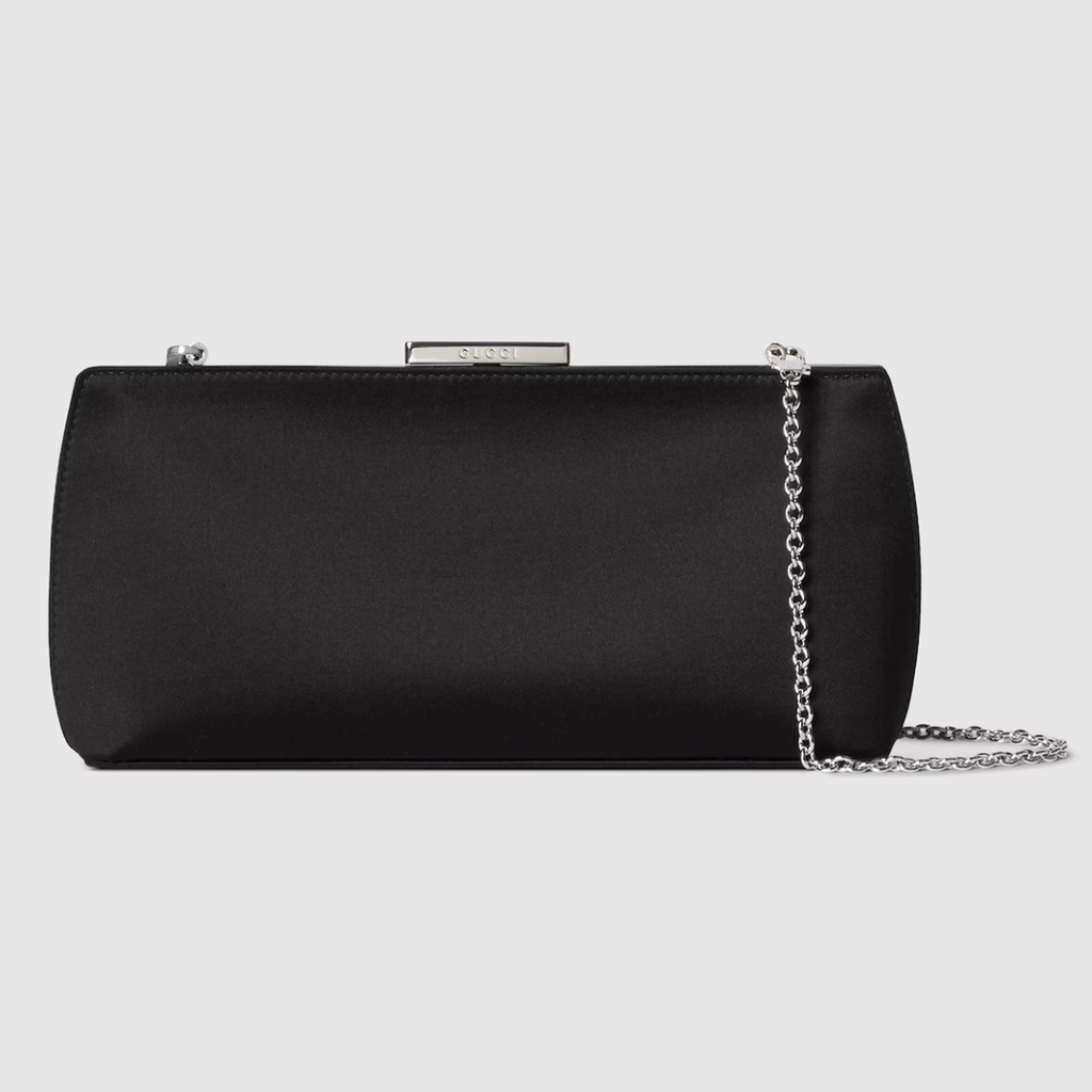 Black Silk Clutch